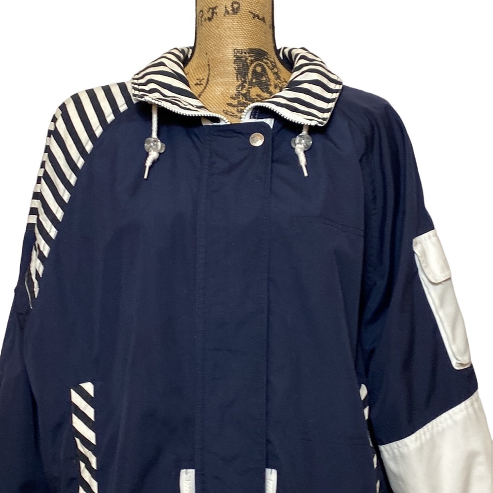 Vintage Retro Casual Hooded Jacket L - Picture 5 of 14